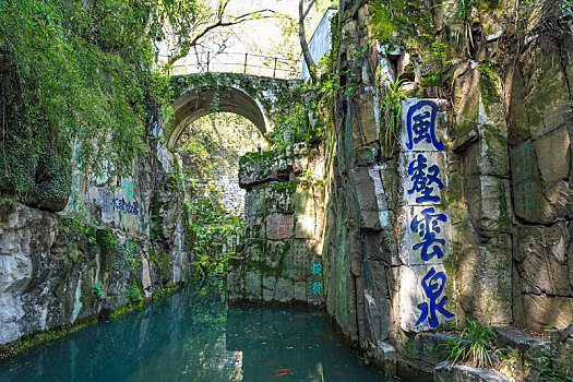 江苏省苏州虎丘风景区虎丘剑池景观