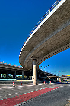 高速公路,桥,修葺,慕尼黑,巴伐利亚,德国,欧洲