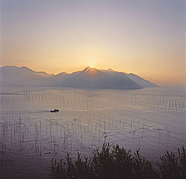 福建,霞浦,海上,人家