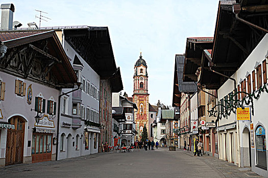 奥地利小镇mittenwald