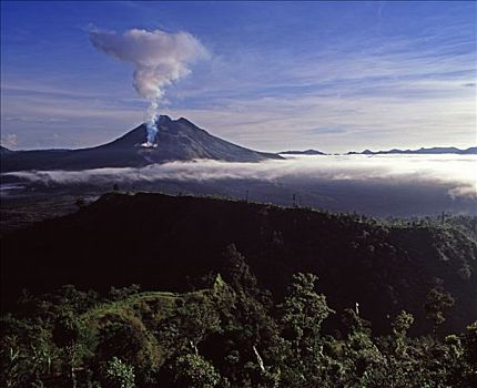 火山,巴厘岛,印度尼西亚