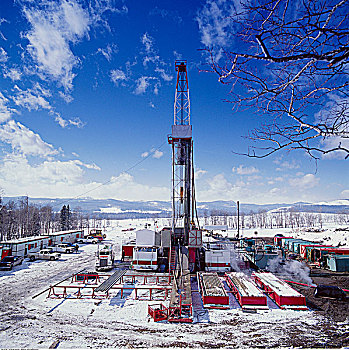 石油,天然气,钻塔