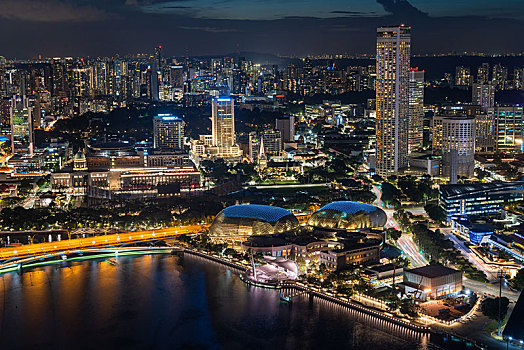 新加坡城市夜景