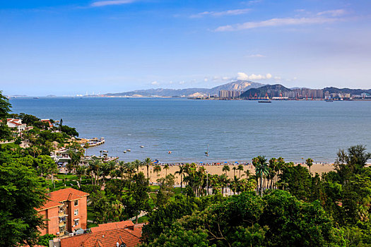 中国厦门鼓浪屿全景