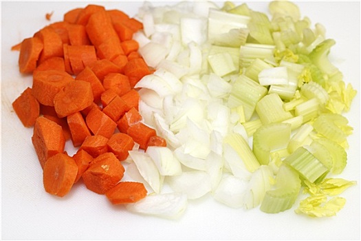 胡萝卜,洋葱,芹菜