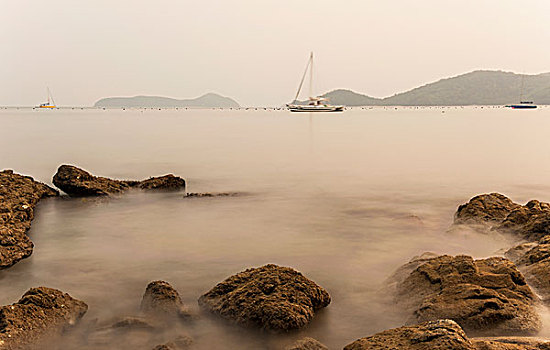 海景,日出,漂亮