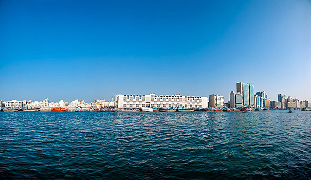 阿联酋迪拜河畔迪拜湾