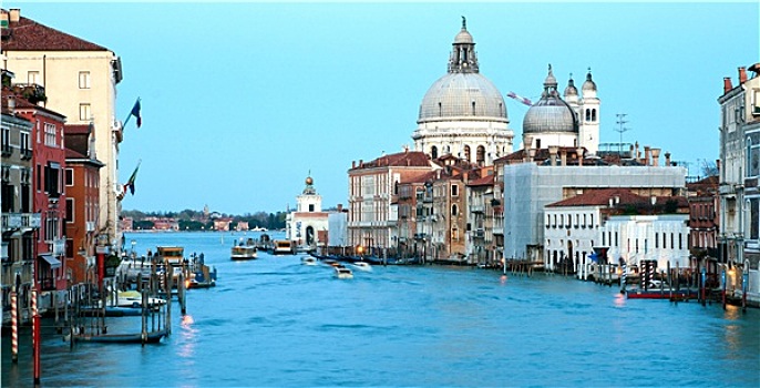 全景,大运河,威尼斯