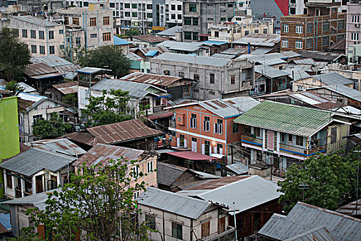 亚洲,缅甸,曼德勒,市中心