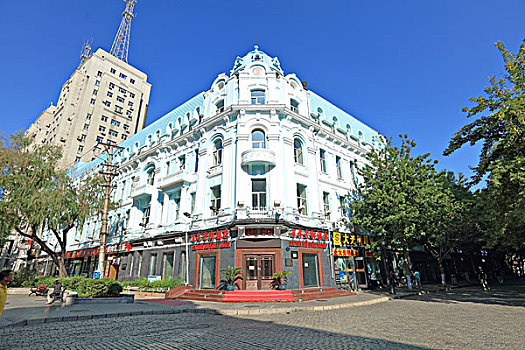 哈尔滨的老建筑-中央大街32号,中大大酒店