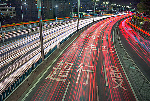 快速路夜景