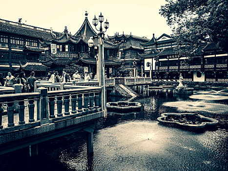 老上海素材,上海豫园,老照片
