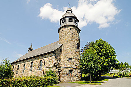 村教堂,藻厄兰,北莱茵威斯特伐利亚,德国,欧洲