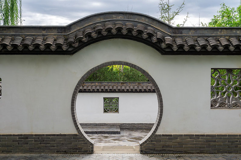 中式,月亮门图片_中式,月亮门高清图片_全景视觉