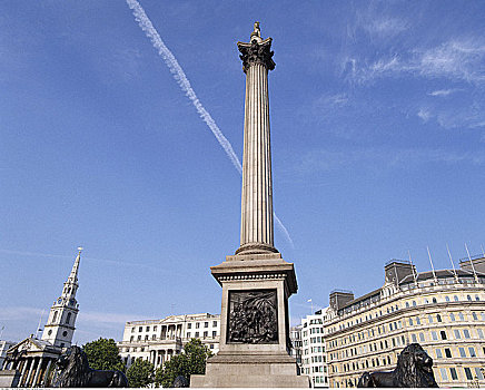 纳尔逊纪念柱,特拉法尔加广场,威斯敏斯特
