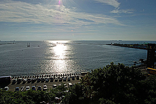 台湾高雄港滨海游览区