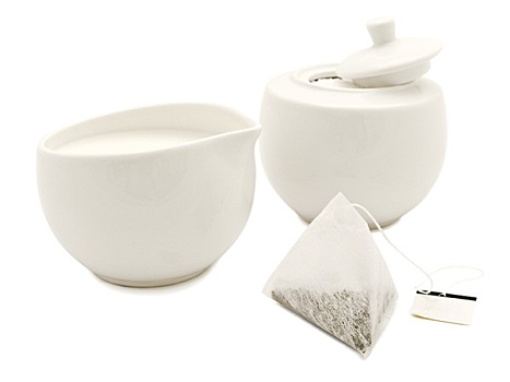 白色,现代,茶具