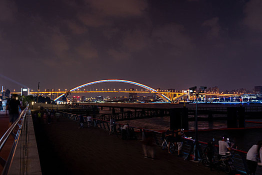 上海,卢浦大桥,夜景