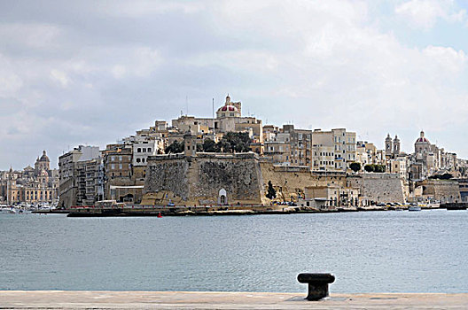 风景,森格莱阿,瓦莱塔市,马耳他,欧洲