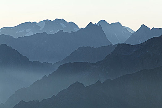 风景,阿尔卑斯山,提洛尔,奥地利,欧洲