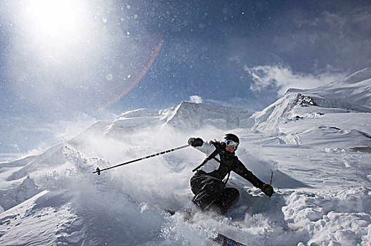 滑雪,瑞士,欧洲