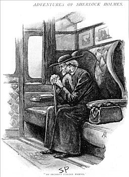 场景,探险,问题,科南,1893年,艺术家