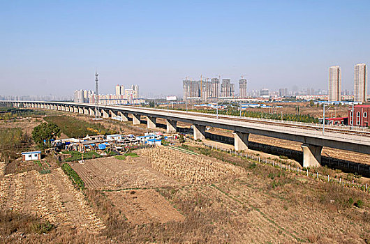沈阳浑南地区高铁桥