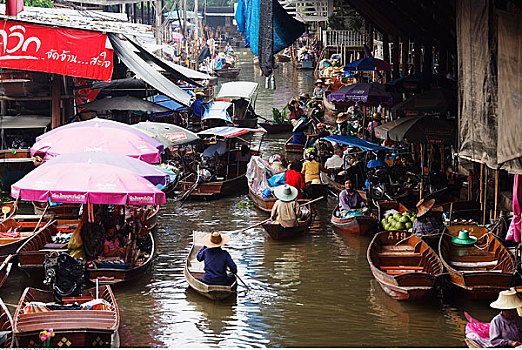 水上市场,泰国