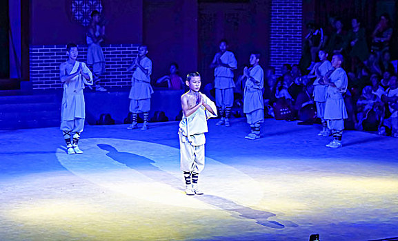 河南嵩山少林寺武术表演