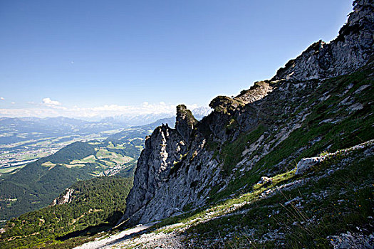 风景,山,山谷