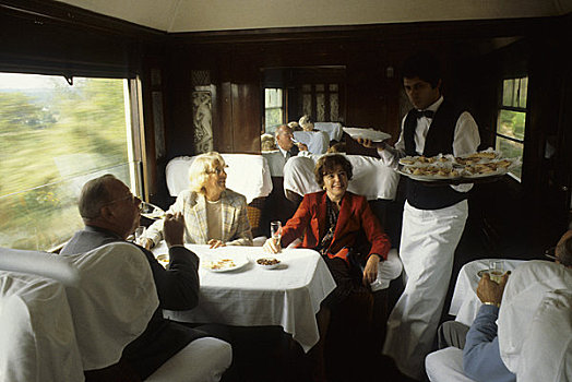 欧洲,列车,餐馆