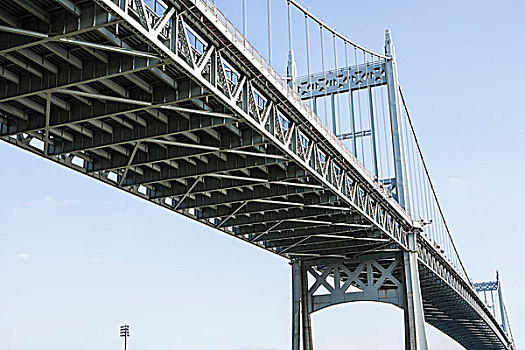 桥,仰视,纽约,美国