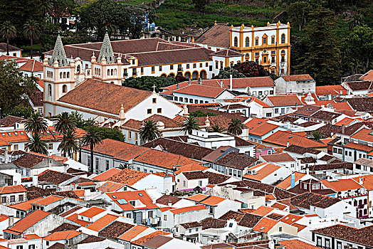 风景,蒙特卡罗,巴西,老城,左边,大教堂,萨尔瓦多,右边,教堂,岛屿,亚速尔群岛,葡萄牙,欧洲