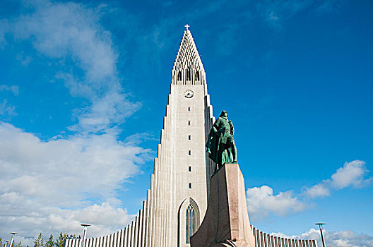 冰岛,雷克雅未克,雕塑