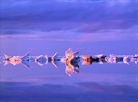 冰山,哈得逊湾,曼尼托巴,加拿大