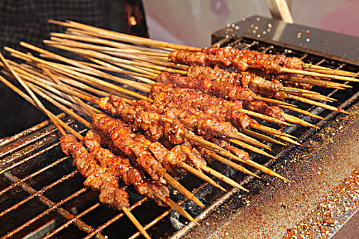 烧烤牛肉串