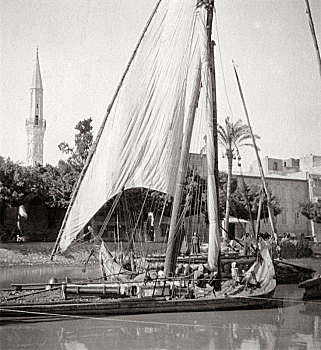 运河,亚历山大,埃及,20世纪,艺术家,福尔摩斯