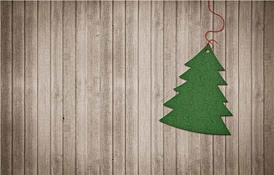 圣诞树饰,木头