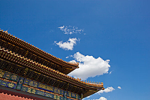 北京故宫太和殿屋檐
