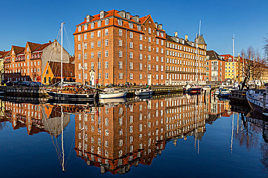 运河,哥本哈根,丹麦,欧洲