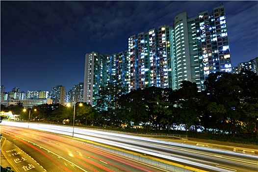 交通,市区,夜晚