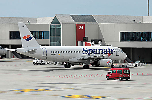 空中客车,a320,马德里,机场,西班牙,欧洲