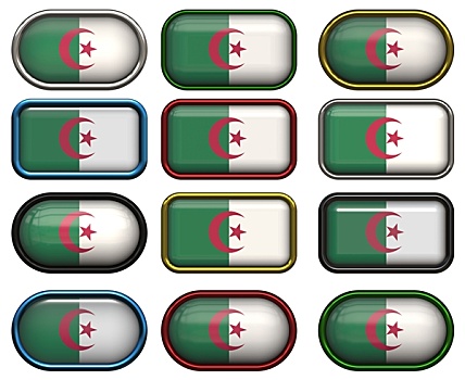 扣,旗帜,阿尔及利亚
