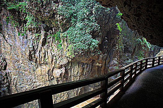 云南昆明九乡风景区惊魂峡