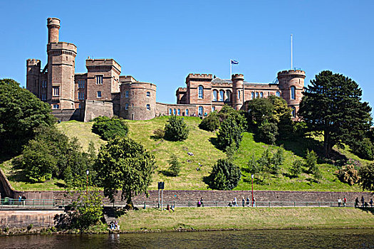 城堡,山,因弗内斯,高地地区,苏格兰