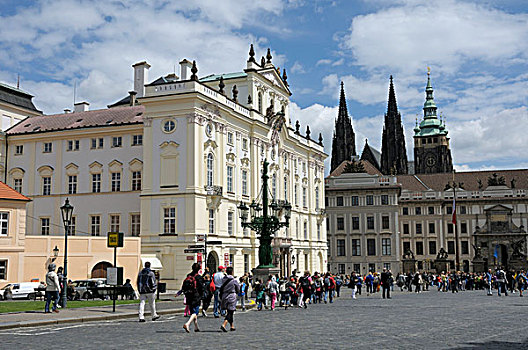 宫殿,布拉格城堡,布拉格,捷克共和国,欧洲