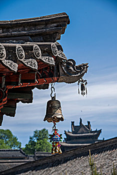 山西忻州市五台山塔院寺寺大白塔风钤