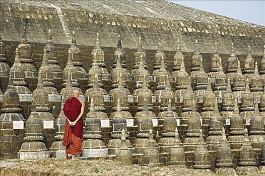 僧侣,庙宇,缅甸