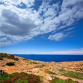 伊比萨岛,圣安东尼奥,地中海,风景