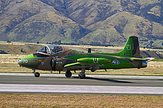 喷气式飞机,上方,瓦纳卡,奥塔哥,南岛,新西兰